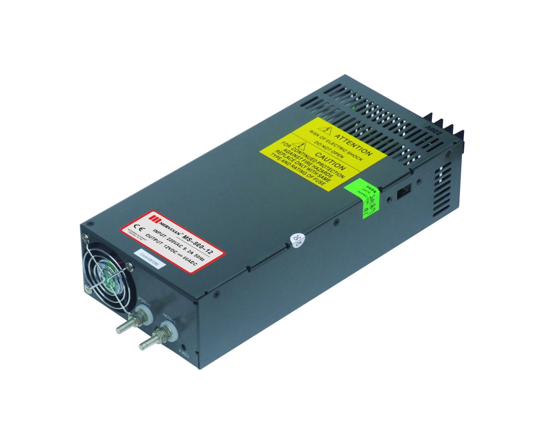 MT-800-12 12 Volt 66 Amper SMPS Metal Kasa Adaptör/MS-800-12