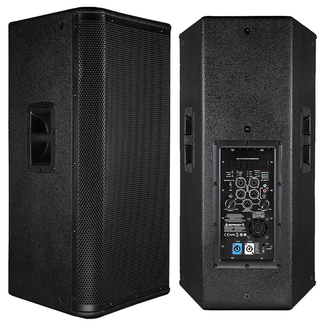 Shile K15S 15'' 2000 Watt 2 Yollu Profesyonel Aktif Kabin Hoparlör