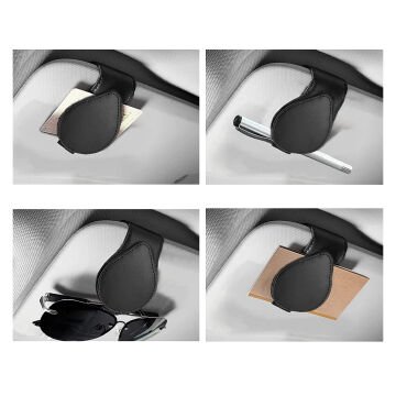 Sunup Araba Araç Gözlük Ruhsat Tutucu Mıknatıslı Askı Mandal Klips (Güneşliğe Takılır)