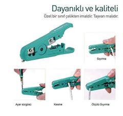 Proskit 6Pk-501N Koaksiyel Kablo Sıyırıcı/Kesici