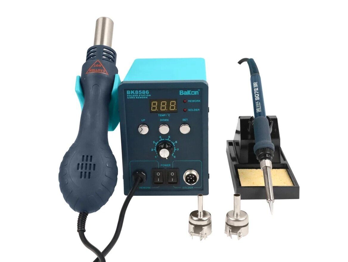 Bakon SBK8586 Intelligent 2 in 1 Havya İstasyonu