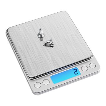 PowerMaster PM-14635 500 Gram Dijital Hassas Mutfak Terazisi (0.01 Gram Hassasiyet)