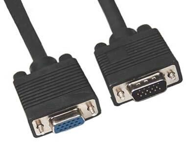 Vga Uzatma Kablosu Erkek Dişi 15Pin 5Mt