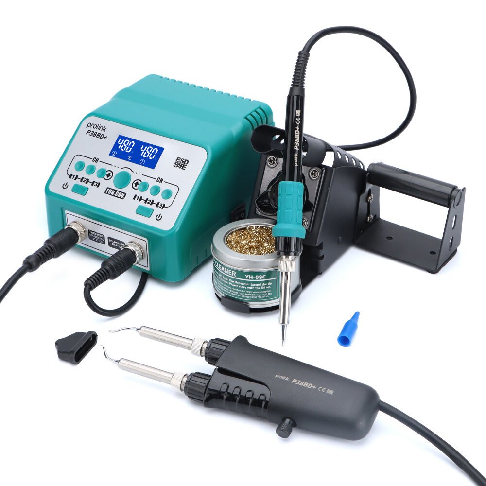Prolink P-38BD+ Cımbız ve Havya Lehimleme Onarım İstasyonu