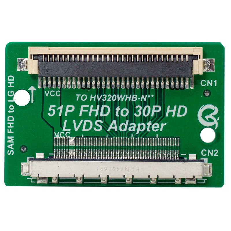 Lcd Panel Flexi Repair Kart 51p Fhd To 30p Hd Lvds To Fpc Sam Fhd To Lg Hd QK0807B