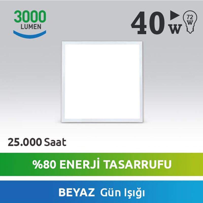 NEXTLED YE-PNL-40WB 60X60 LED PANEL BEYAZ 40W