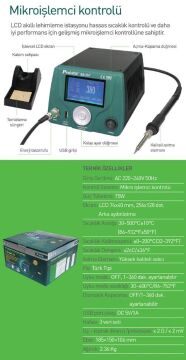 Proskit SS-257B Lcd İstasyon Havya