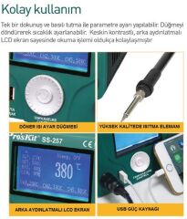Proskit SS-257B Lcd İstasyon Havya