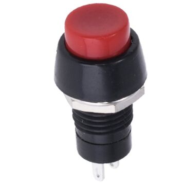 YUVARLAK ANAHTARLI KALICILI 10MM PLASTİK BUTON IC-190 (10 ADET)