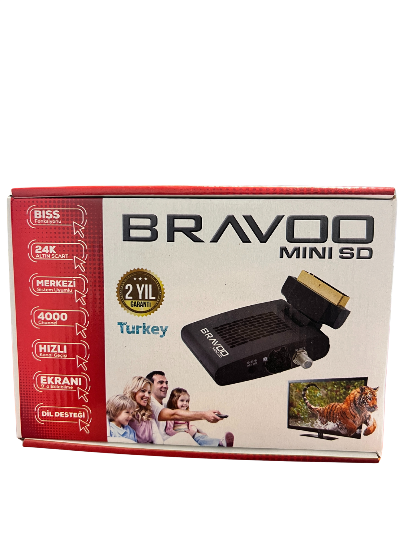 Bravoo Mini SD Scart Tipi Dijital Uydu Cihazı Alıcısı