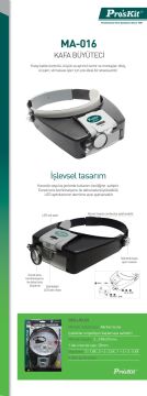 Proskit MA-016 Kafa Büyüteci