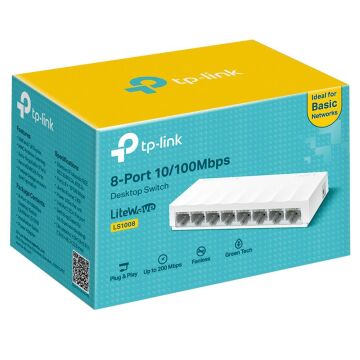 TP-Link LS-1008 8 Port 10 - 100 Mbps Ethernet Switch