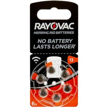 Rayovac 13 Numara Kulaklık Pili 6'lı Paket