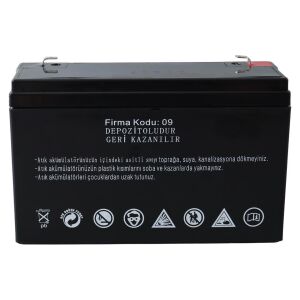 Atex AX6-12 6 Volt - 12 Amper Kuru Akülü Oyuncak Araba Aküsü Bakımsız (150 X 50 X 94 MM)