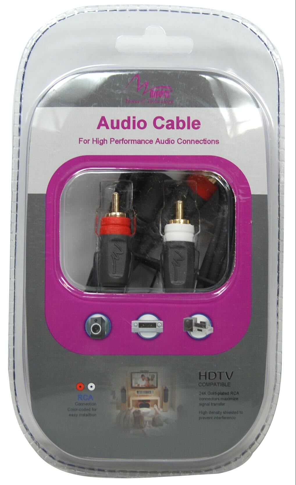 Ses Kablosu 2Rca 2Rca 5Mt Kaliteli