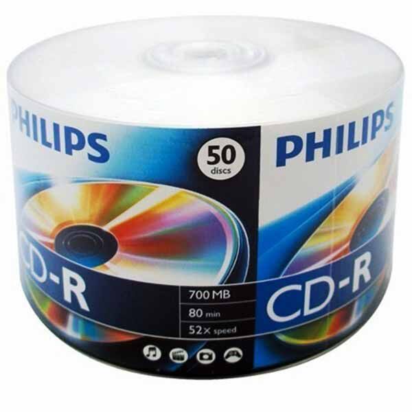 PHILIPS CD 50Lİ PAKET (CD-R 700 MB 800MİN 52X SPEED)