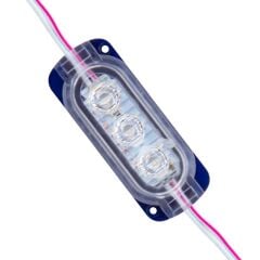 POWERMASTER MODÜL LED 12V 0.6W MAVİ 2835 65 X 25MM IP65 120LM 160 DERECE (20 ADET)