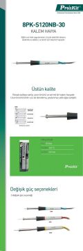 Proskıt Kalem Havya 30W 8Pk-S120nb-30