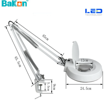 Bakon BK500C LED 10X Akrobat Büyüteç