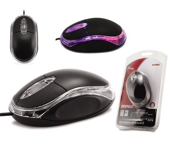 Everest KM-6809 USB Işıklı Mouse