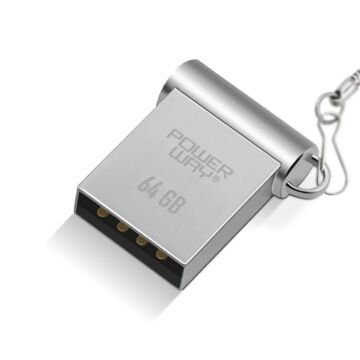 Powerway 64GB USB 3.0 Metal Mini Flash Bellek