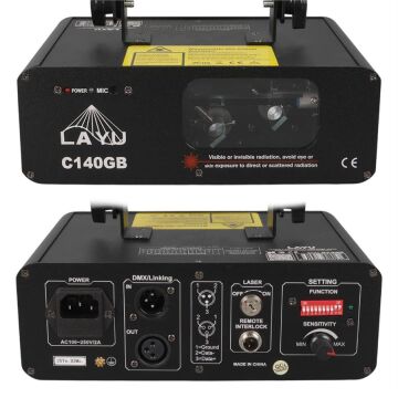 Layu C140Gb Yeşil-Mavi Çift Renk Beam Efekt Lazeri