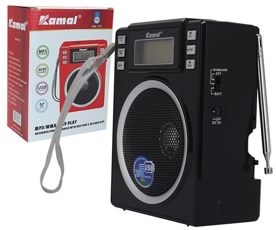 KAMAL KM-107 USB/SD/FM DESTEKLİ MP3 ÇALAR RADYO