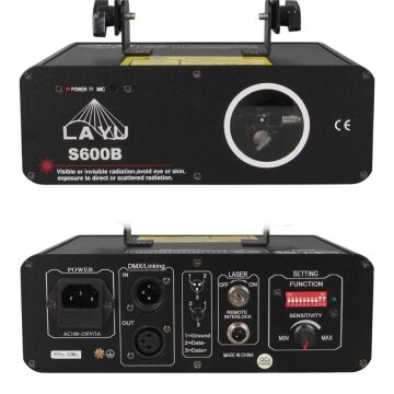 Layu S600B 600-700mW Profesyonel Mavi Beam Efekt Lazeri