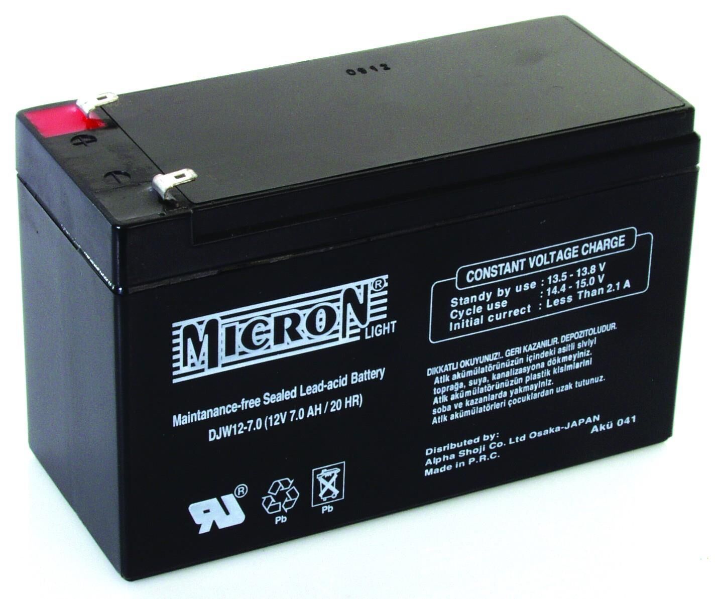 Micron 12V 7A Akü
