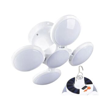 Premio PR-2038 5 Kanatlı Solar Bataryalı Şarjlı Katlanabilir Acil Durum Kamp Lambası