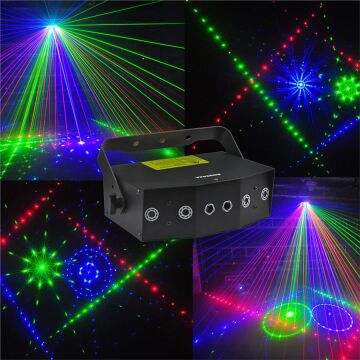 Layu TF02RGB RGB Beam + RGB Twinkling Lazer DMX-AUTO-SOUND-MASTER/SLAVER