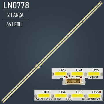 PHILIPS 49PUS7101/12 LED BAR PANEL LEDLER\u0130 , K 10024664-A0, CL-490-066-V1-R, CL-490-066-V1-L, 11800819-A0