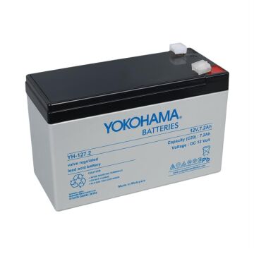 Yokohama YH-127.2 12 Volt - 7.2 Amper UPS'ler İçin Akü (150x65x90 mm)