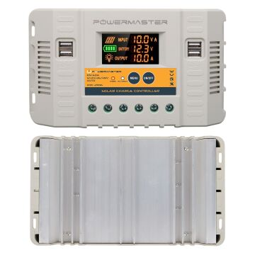 Powermaster PM-60A 12V-24V-36V-48V 60 Amper 4 USB'li Dijital Otomatik Solar Şarj Regülatörü