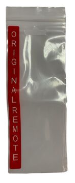 Şeffaf Askılı Kilitli Kumanda Poşeti 16x6,5 Cm (100 Adet)