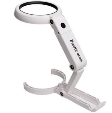 Proskit MA-025 Katlanabilir Usb Ledli Büyüteç