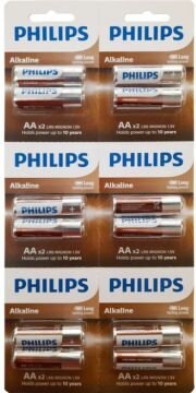 Philips AA Alkalin Kalem Pil 12'li Kartela