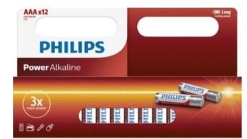 Philips AAA Alkalin Kalem Pil 12'li Kartela