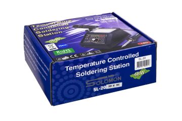 Solomon SL-20 Isı Ayarlı Led Göstergeli Havya İstasyonu