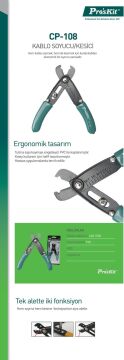 Proskit Cp-108 Kablo Soyucu/Kesici