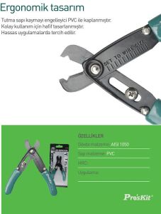 Proskit Cp-108 Kablo Soyucu/Kesici