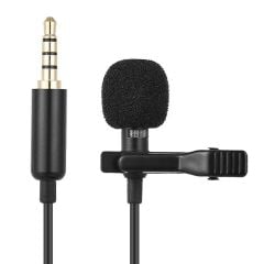 Haiki HK-301 3.5Mm Jack Girişli Kablolu Youtuber Yaka Mikrofon