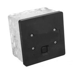 PowerMaster PM-21645 Solar Beyaz Ledli Tuğla Görünümlü Bahçe Dekorasyon Aydınlatma