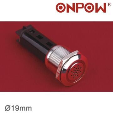 ONPOW 19MM METAL BUZZER 24V IP50