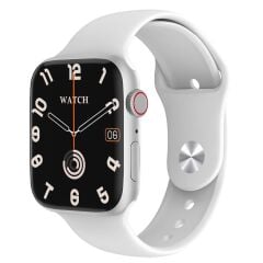 Hytech W59 mini IOS ve Android Uyumlu MActive 1.74 inch IPS screen Gümüş Akıllı Saat