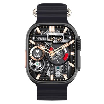 Hytech W69 Watch IOS ve Android Uyumlu MActive 2.05 inç Geniş Ekranlı Siyah Akıllı Saat