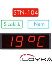 Loyka STN-104 Işıklı Termometre Saat (Sıcaklık+Nem+Saat)