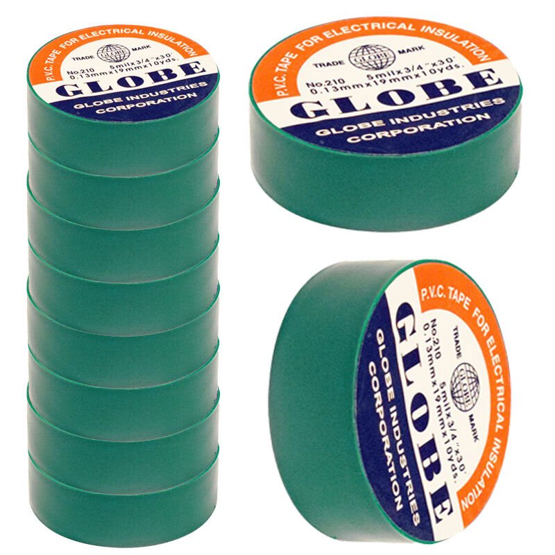 Globe 0.13Mmx19Mm İzole Bant 10'lu Yeşil