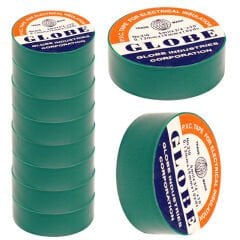 Globe 0.13Mmx19Mm İzole Bant 10'lu Yeşil
