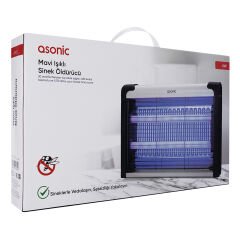 Asonic AS-A29 Büyük Boy 6W+ 2000V Zincir Askılı İki Ledli Sinek Öldürücü